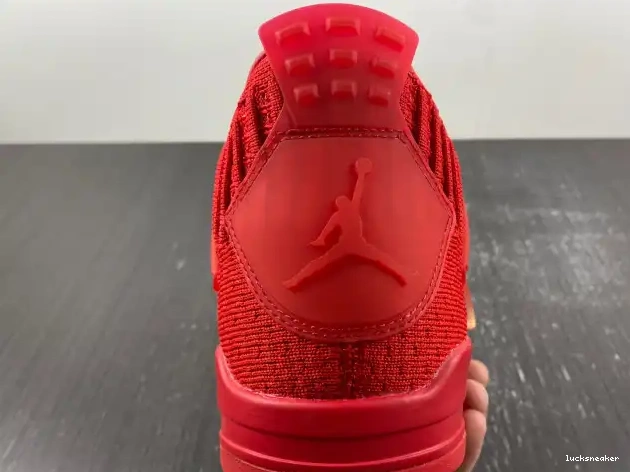 Reps LUCY Jordan 4 AQ3559-600 Flyknit Red Retro 0426